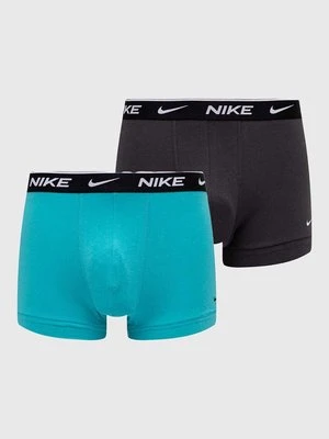 Nike bokserki 2-pack męskie kolor niebieski 0000KE1085