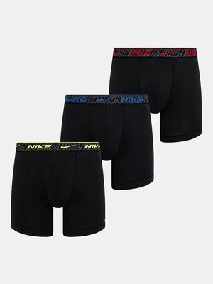 Nike bokserki 3-pack męskie kolor czarny 0000KE1007