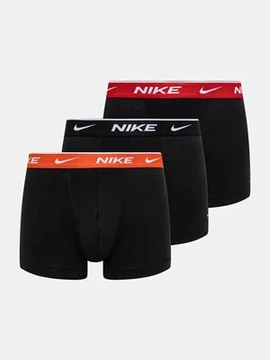 Nike bokserki 3-pack męskie kolor czarny 0000KE1007