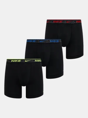 Nike bokserki 3-pack męskie kolor czarny 0000KE1007