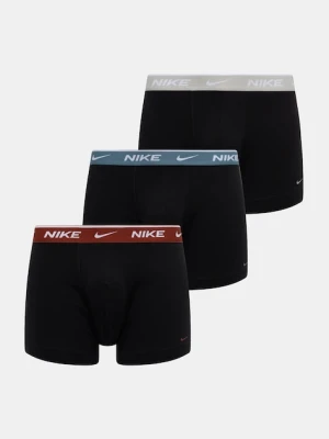 Nike bokserki 3-pack męskie kolor czarny 0000KE1007