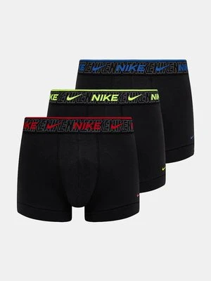 Nike bokserki 3-pack męskie kolor czarny 0000KE1008