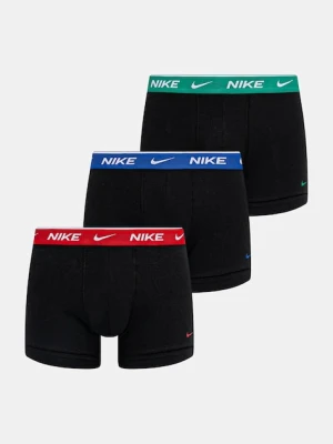 Nike bokserki 3-pack męskie kolor czarny 0000KE1008