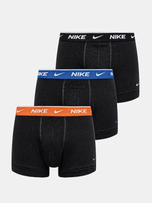 Nike bokserki 3-pack męskie kolor czarny 0000KE1008