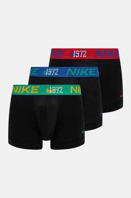 Nike bokserki 3-pack męskie kolor czarny 0000KE1156