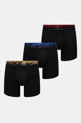 Nike bokserki 3-pack męskie kolor czarny 0000KE1157