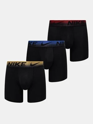 Nike bokserki 3-pack męskie kolor czarny 0000KE1157