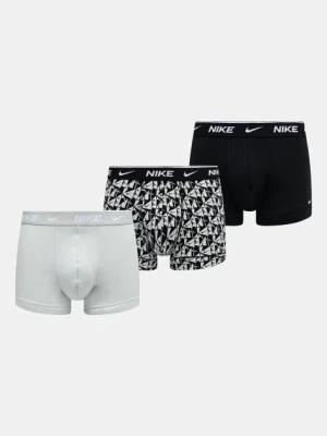 Nike bokserki 3-pack męskie kolor czarny 000PKE1008
