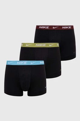 Nike bokserki 3-pack męskie kolor czarny