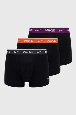 Nike bokserki 3-pack męskie kolor czarny