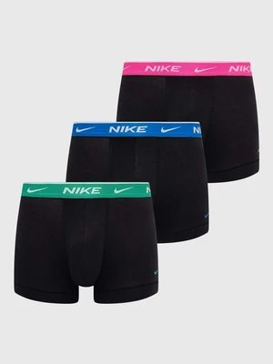 Nike bokserki 3-pack męskie kolor czarny