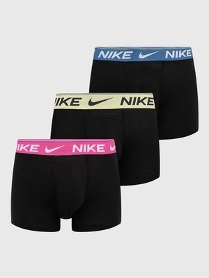 Nike bokserki 3-pack męskie kolor czarny