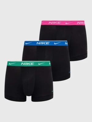 Nike bokserki 3-pack męskie kolor czarny