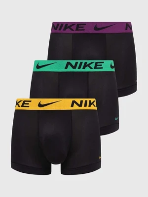 Nike bokserki 3-pack męskie kolor czarny