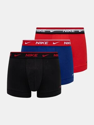 Nike bokserki 3-pack męskie kolor czerwony 0000KE1008