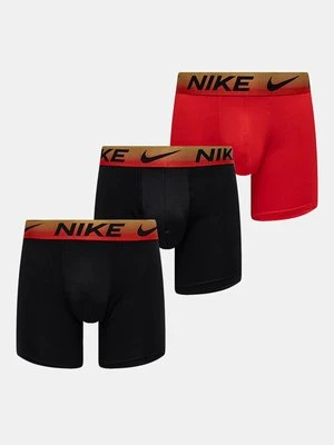 Nike bokserki 3-pack męskie kolor czerwony 0000KE1157