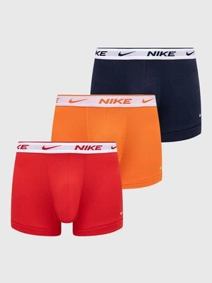 Nike bokserki 3-pack męskie kolor czerwony