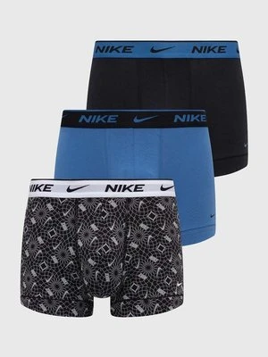 Nike bokserki 3-pack męskie kolor niebieski 000PKE1008