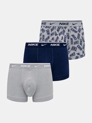 Nike bokserki 3-pack męskie kolor niebieski 000PKE1008