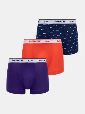 Nike bokserki 3-pack męskie kolor niebieski 000PKE1008