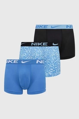 Nike bokserki 3-pack męskie kolor niebieski