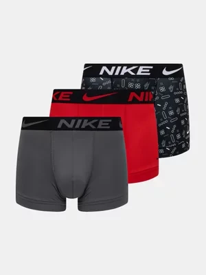 Nike bokserki 3-pack męskie kolor szary 000PKE1156