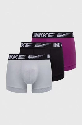 Nike bokserki 3-pack męskie kolor szary
