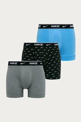 Nike bokserki (3-pack) męskie kolor szary