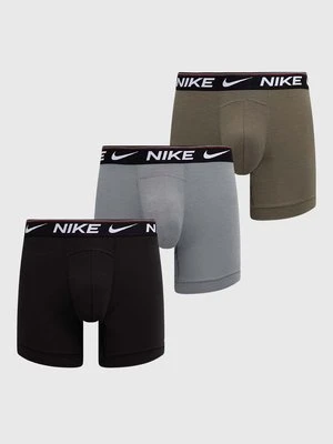 Nike bokserki 3-pack męskie kolor szary