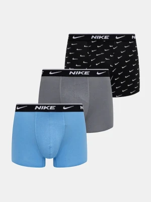Nike bokserki (3-pack) męskie kolor szary
