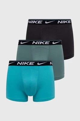 Nike bokserki 3-pack męskie kolor zielony
