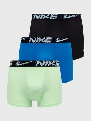 Nike bokserki 3-pack męskie kolor zielony