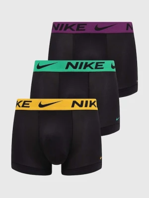 Nike bokserki dopasowane męskie 3-pack czarny