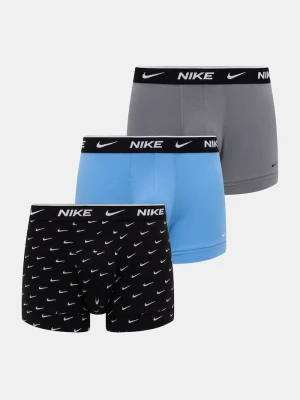 Nike bokserki dopasowane męskie bawełniane z elastanem 3-pack czarny