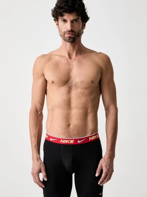 Nike bokserki dopasowane męskie bawełniane z elastanem 3-pack czarny