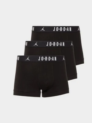Jordan Bokserki Mens Flight Cotton 3Pk Trunk czarny