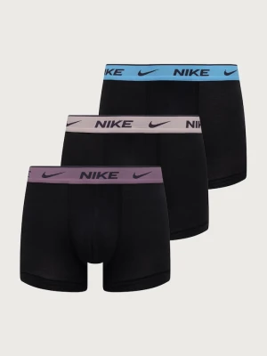 Nike bokserki męskie bawełniane z elastanem 3-pack czarny
