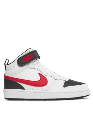 Nike Sneakersy Buty Court Borough Mid 2 (GS) CD7782-110 Biały