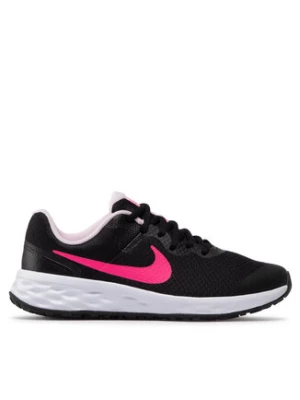 Nike Buty do biegania Revolution 6 Nn (GS) DD1096 007 Czarny