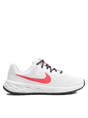 Nike Buty do biegania Revolution 6 Nn (Gs) DD1096 101 Biały
