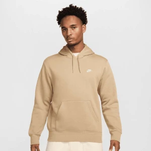 Nike Club Basketball Pullover Hoodie mężczyźni Bluzy beż rozmiar Odzież