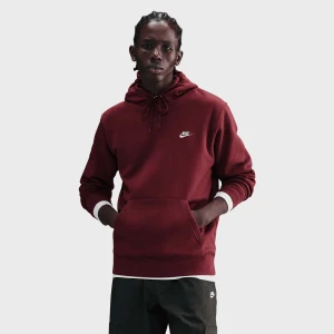 Nike Club Fleece Hoodie mężczyźni Bluzy czerwony rozmiar Odzież
