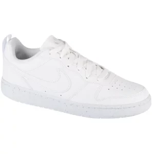 Nike Court Borough Low Recraft GS DV5456-106, Dla chłopca, Białe, buty sneakers, skóra syntetyczna, rozmiar: 36