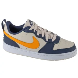Nike Court Borough Low Recraft GS DV5456-126, Unisex, Beżowe, buty sneakers, skóra syntetyczna, rozmiar: 36,5