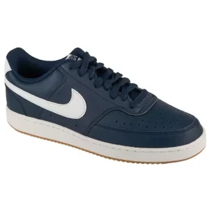 Nike Court Vision Low FZ5547-400, Męskie, Granatowe, buty sneakers, skóra syntetyczna, rozmiar: 40