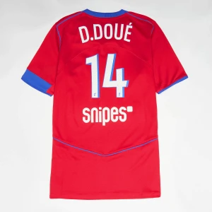 Nike D. Doué / No. 14 PSG Third Stadium 2025/26 uniseks Jerseys czerwony rozmiar Odzież