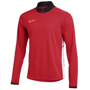 Nike Dri-Fit Academy 25 Drill Top FZ9767-657, Męskie, Czerwone, bluzy, poliester, rozmiar: M