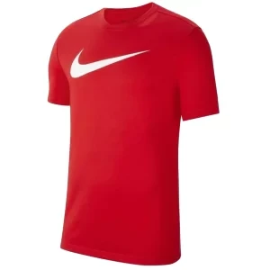 Nike Dri-FIT Park Tee CW6936-657, Męskie, Czerwone, t-shirty, poliester, rozmiar: S
