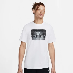 Nike 02017488 mężczyźni T-Shirty i Polo biały rozmiar Odzież