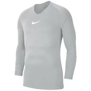 Nike Dry Park First Layer Longsleeve AV2609-057, Męskie, Szare, longsleevy kompresyjne, poliester, rozmiar: L